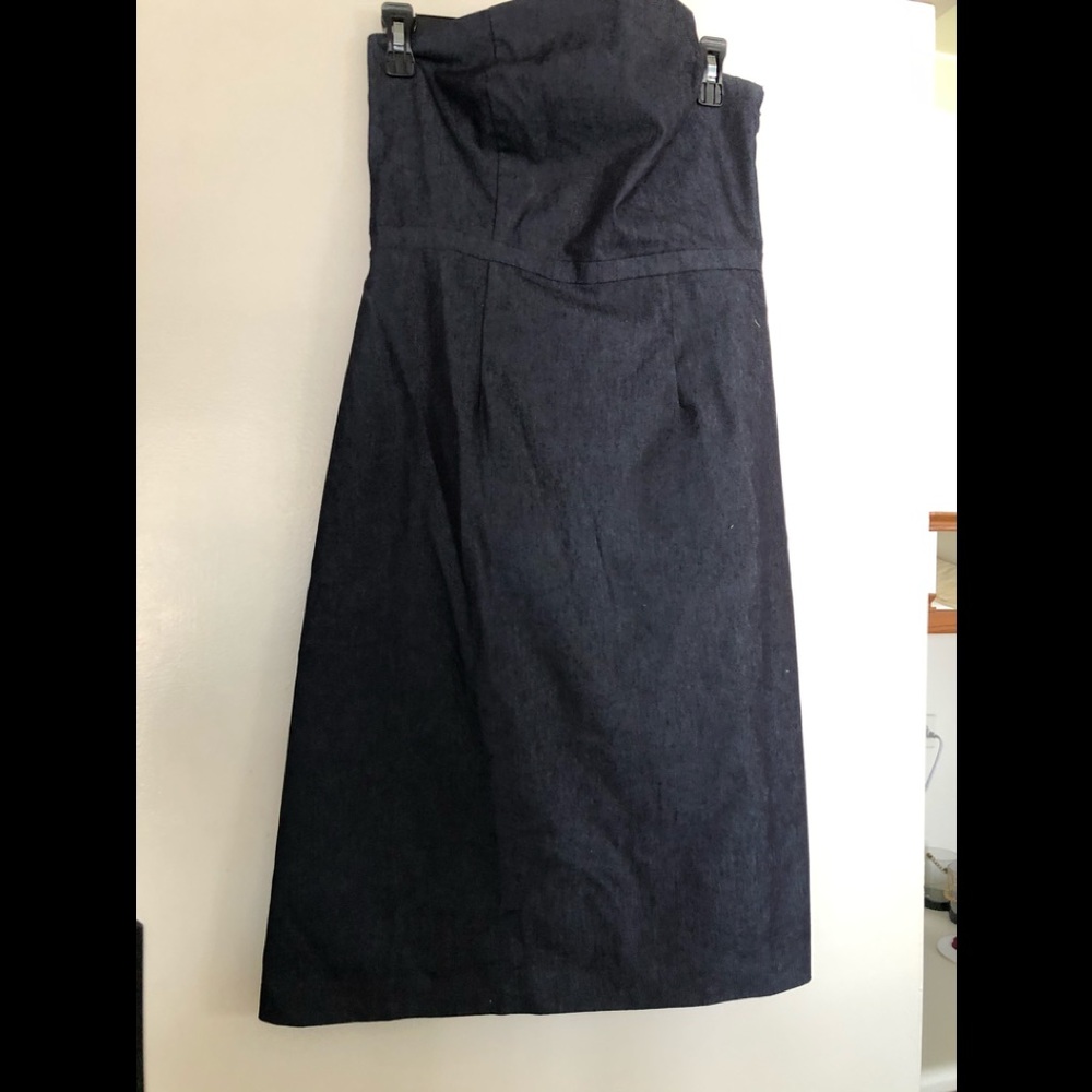 Merona a strapless denim dress